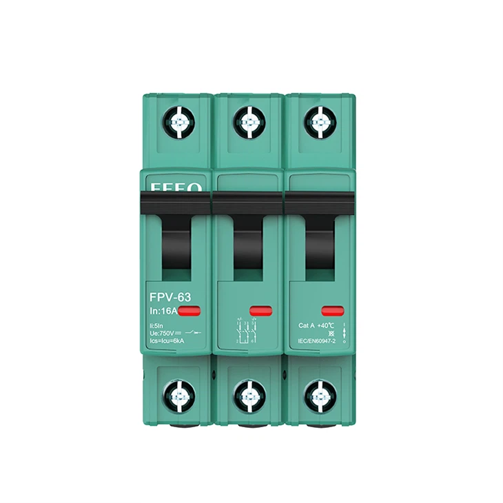 DC BREAKER FOR PANELS 750V